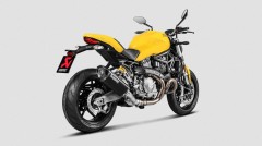 Ducati Monster 821 bis 2016 Akrapovic Black Edition Auspuff